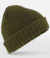 BB389 B389 Beechfield Stonefell Beanie Green Marl colour image